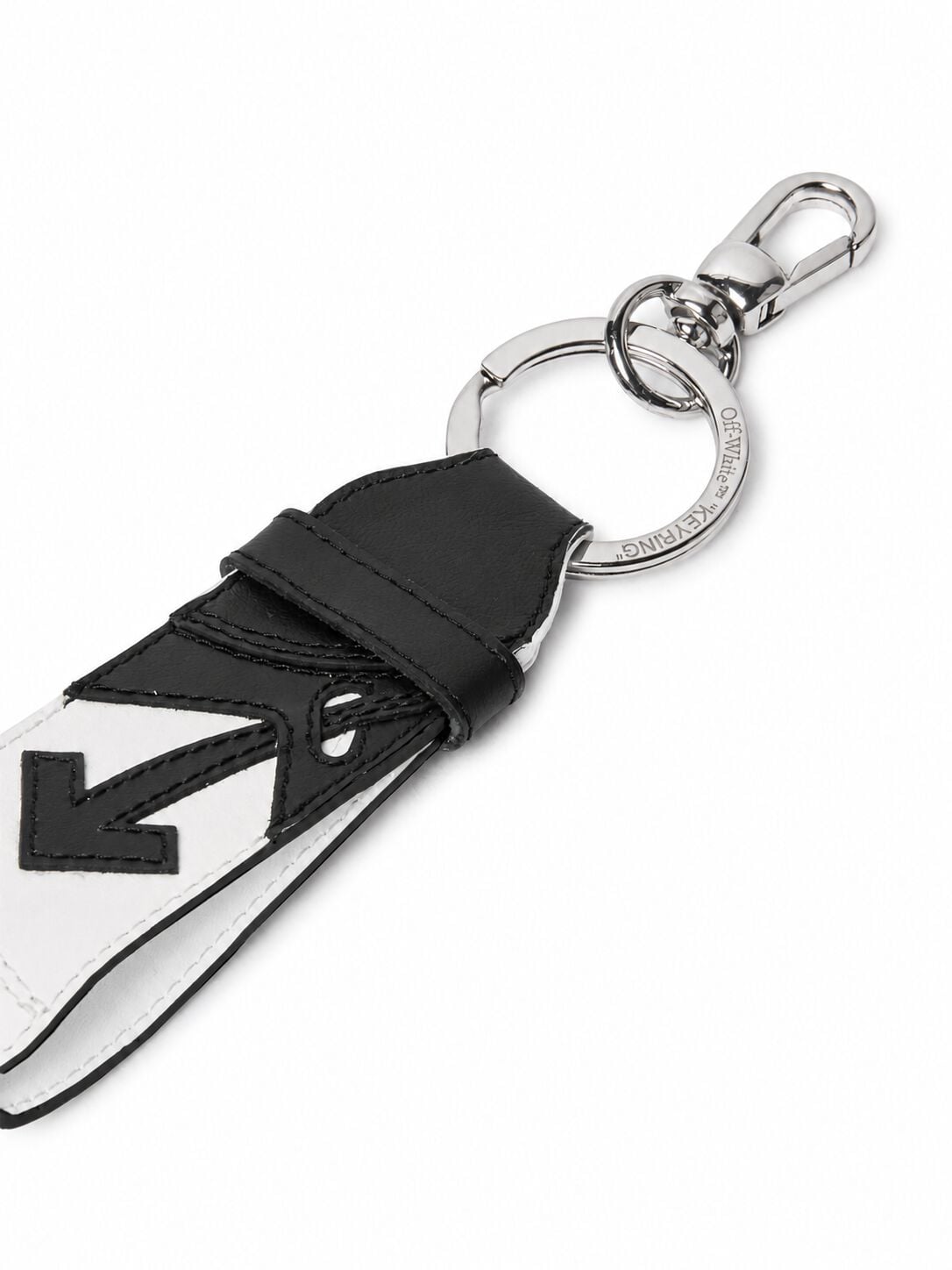 Out Of Office Key Holder OFF WHITE Out Of Office Key Holder BLACK - WHITE OMZF003F25LEA002