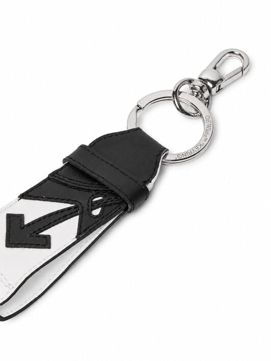 Out Of Office Key Holder OFF WHITE Out Of Office Key Holder BLACK - WHITE OMZF003F25LEA002