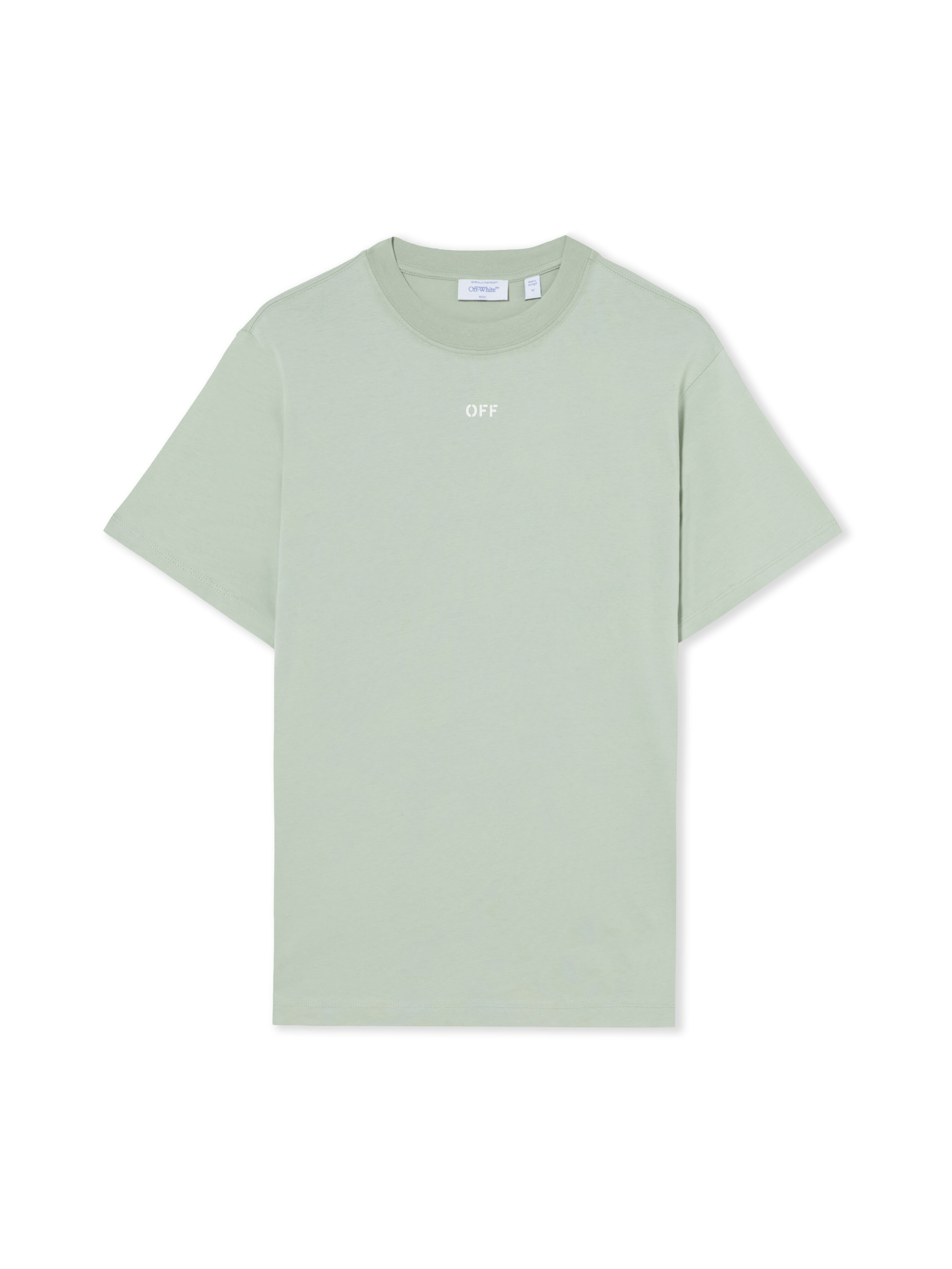 Off Stamp Slim T-Shirt OFF WHITE Off Stamp Slim T-Shirt JADEITE 44OWOS26T002