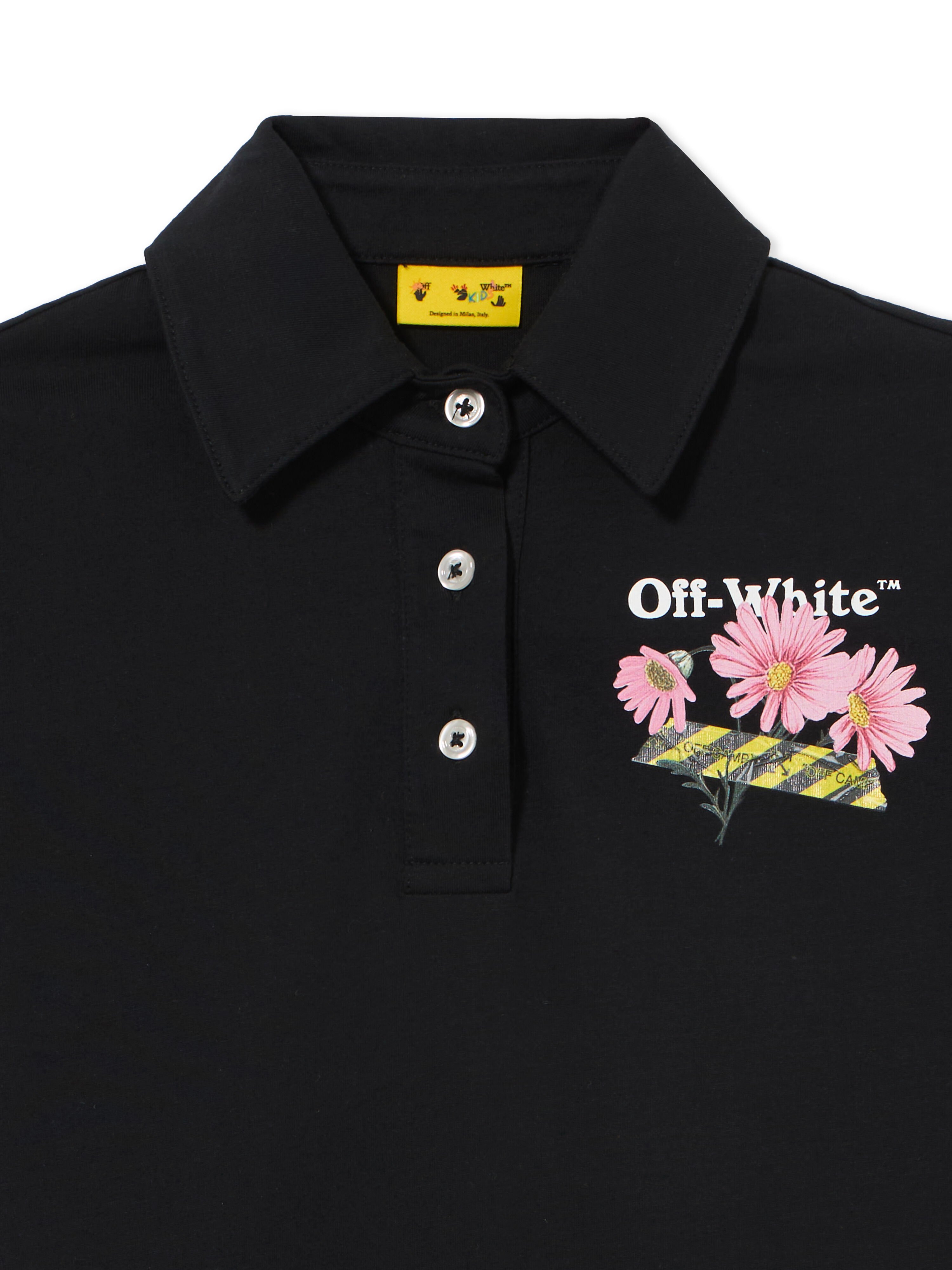 OFF WHITE Daisy Tape Dress S/S BLACK 44GDH007S26J001