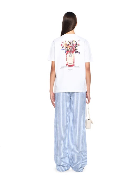 Striped Wide-Leg Pants OFF WHITE Striped Wide-Leg Pants LIGHT BLUE - WHITE OWCA195T25FAB001