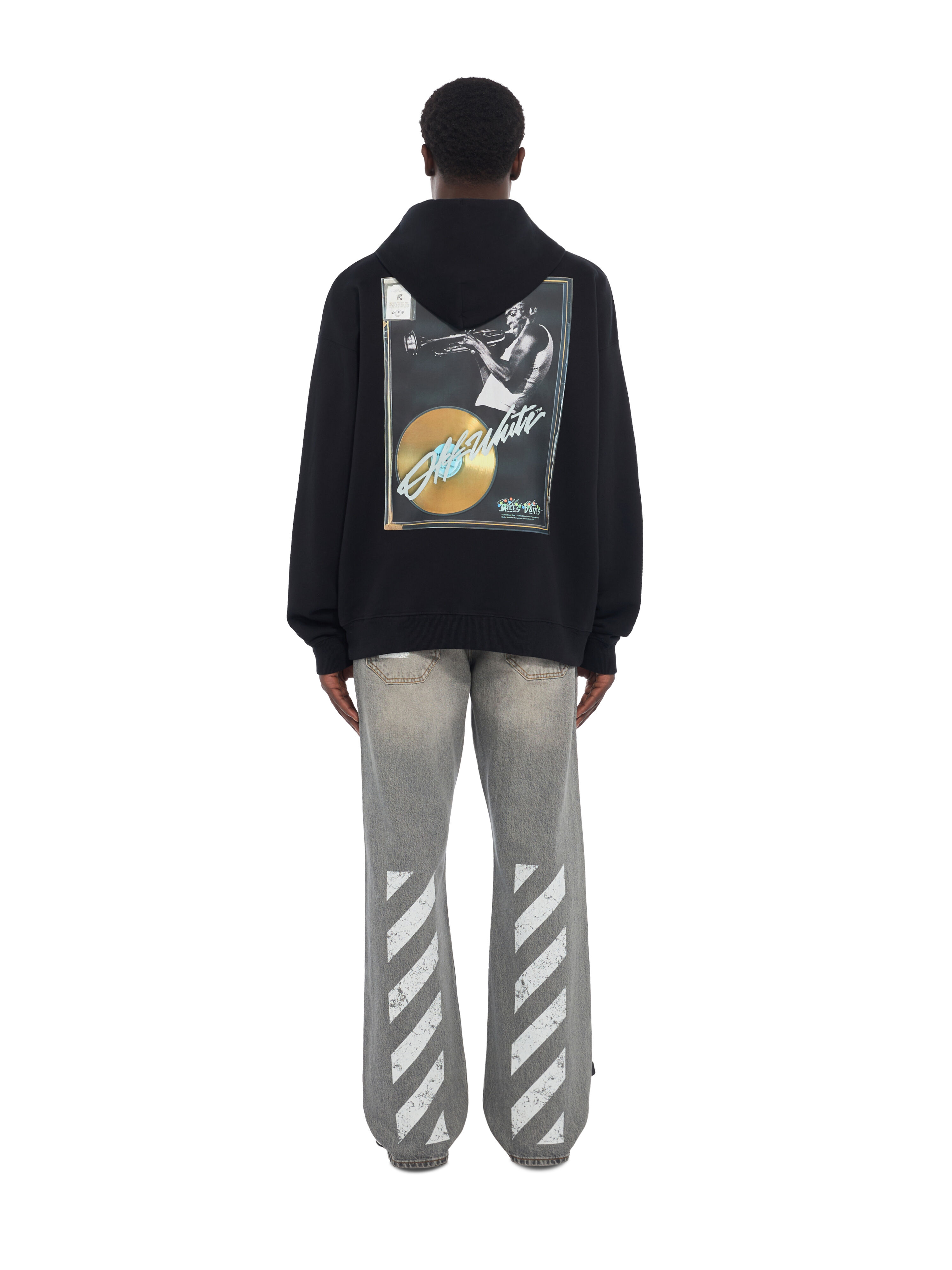 Miles Davis Certified Gold Skate Zip Hoodie OFF WHITE Miles Davis Certified Gold Skate Zip Hoodie BLACK 44MBE015W26F003
