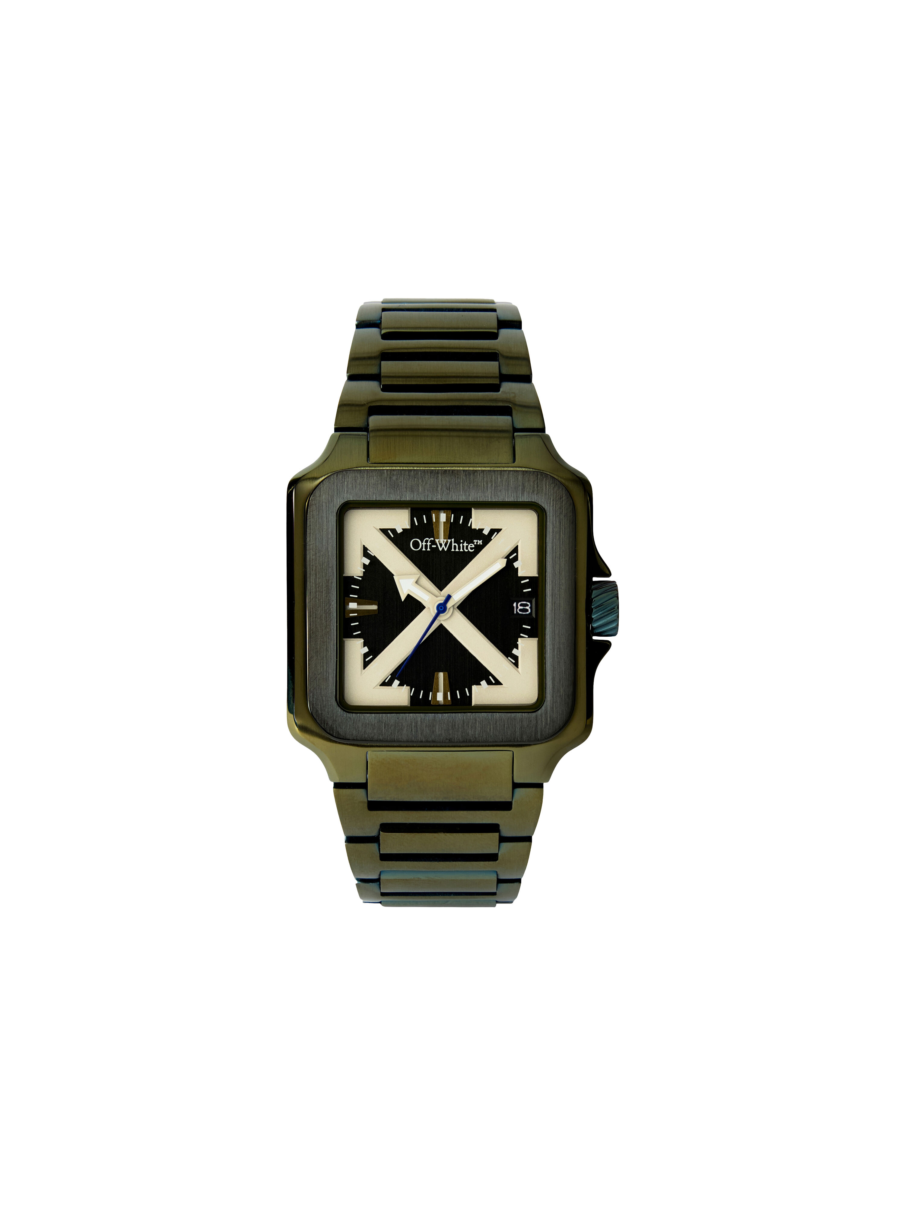 "Proto Layer" Watch OFF WHITE "Proto Layer" Watch Two Tone Olive & Black OW1G009M