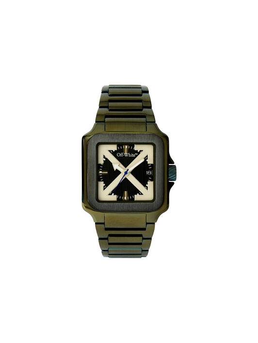 "Proto Layer" Watch OFF WHITE "Proto Layer" Watch Two Tone Olive & Black OW1G009M