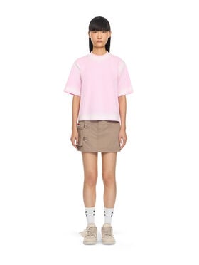 OFF WHITE Spray Off Stamp Boxy T-shirt Soft Pink-White 2AA124S26JER007