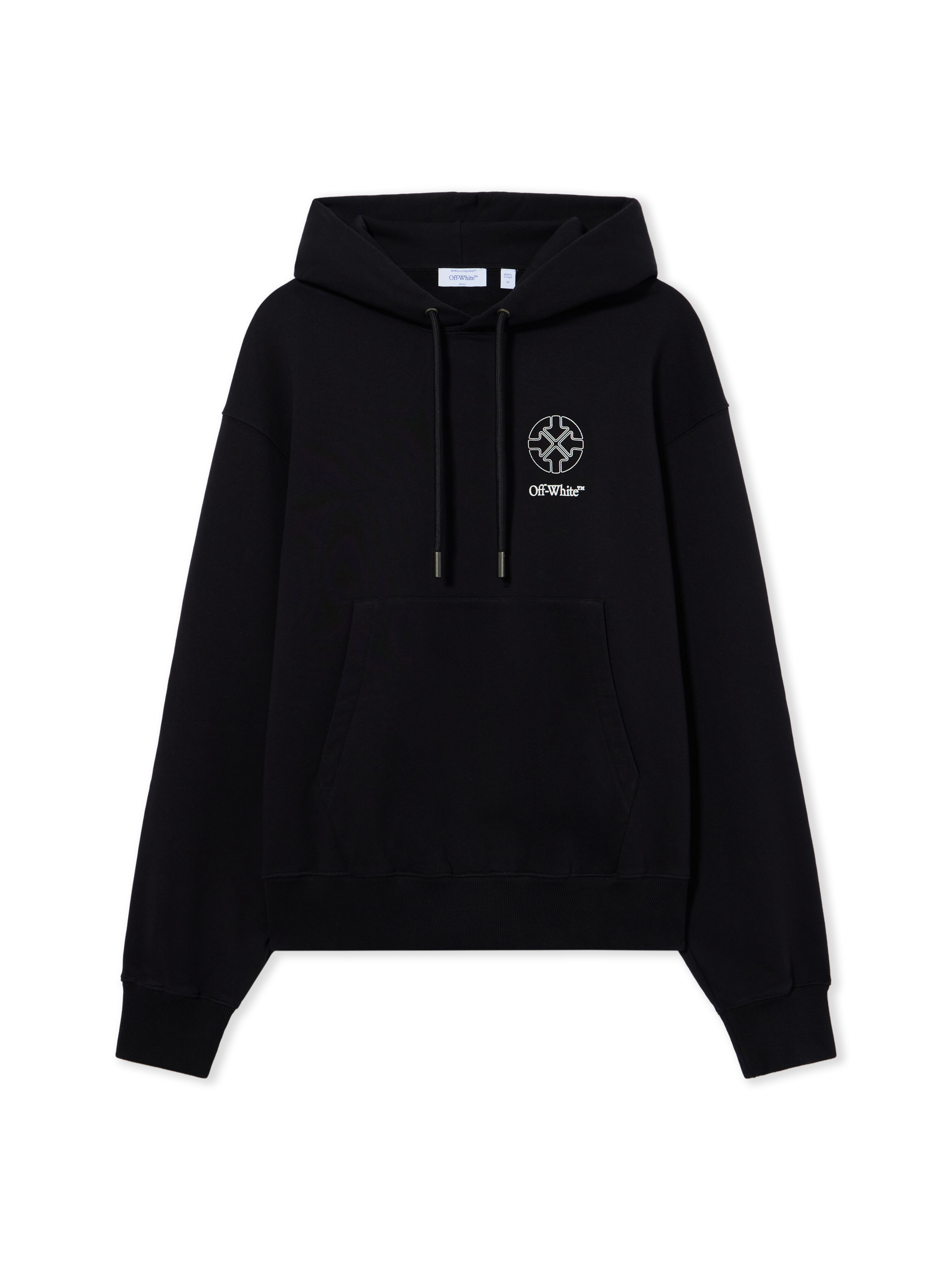 OFF WHITE Offline Half Arrow Skate Hoodie BLACK 44MBB085F26F00V