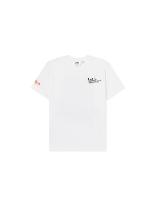 L/AB Off Active Duct Tape T-Shirt LAB L/AB Off Active Duct Tape T-Shirt White 25OLFJB11F