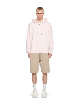 OFF WHITE Paint Arrow Skate Hoodie FADE OUT MAUVE MOR 44MBB085S26F00J