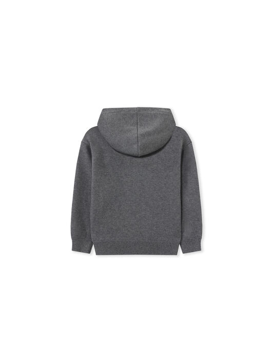 Big Bookish Stamp Knit Hoodie OFF WHITE Big Bookish Stamp Knit Hoodie GREY MELANGE 44BHU001F26K001
