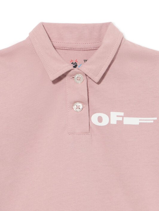 OFF WHITE Type Polo Dress S/S PALE MAUVE 44GXU003S26J001