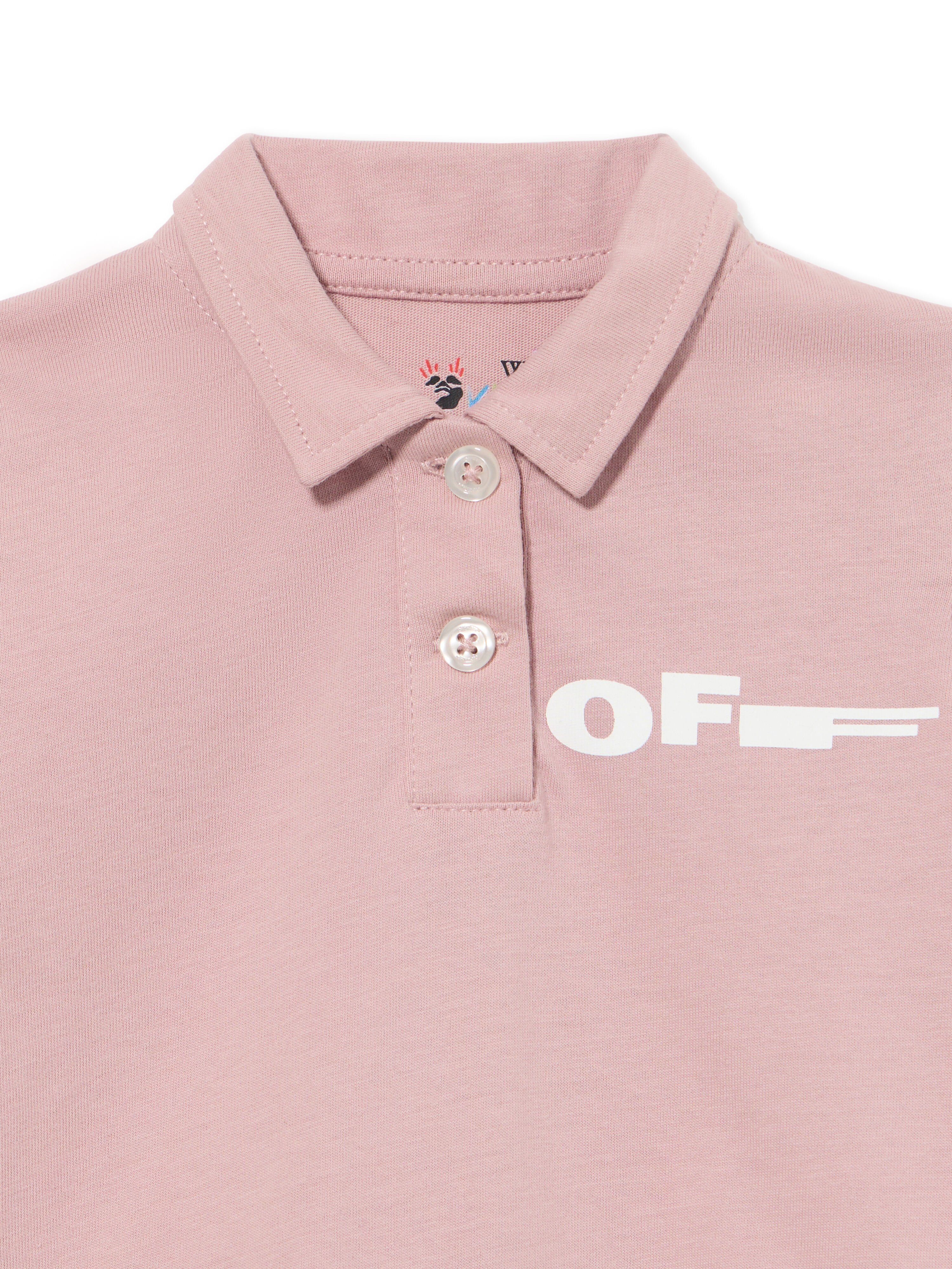 OFF WHITE Type Polo Dress S/S PALE MAUVE 44GXU003S26J001