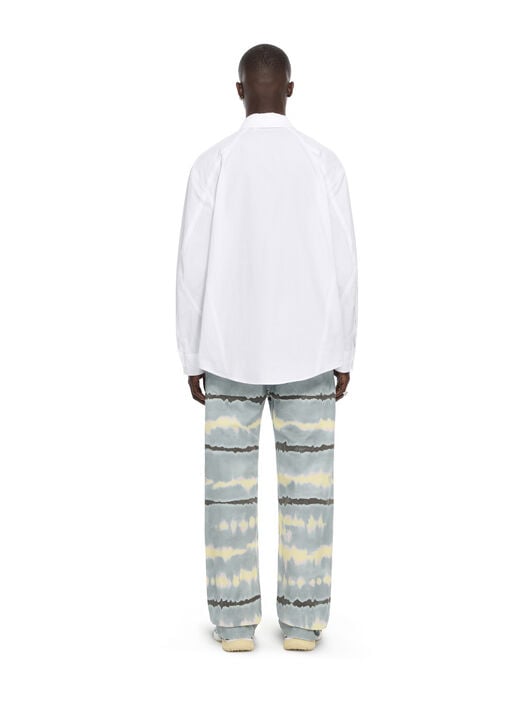 OFF WHITE Dream Arrow Poplin Overshirt WHITE 44MGE04XZ26F005