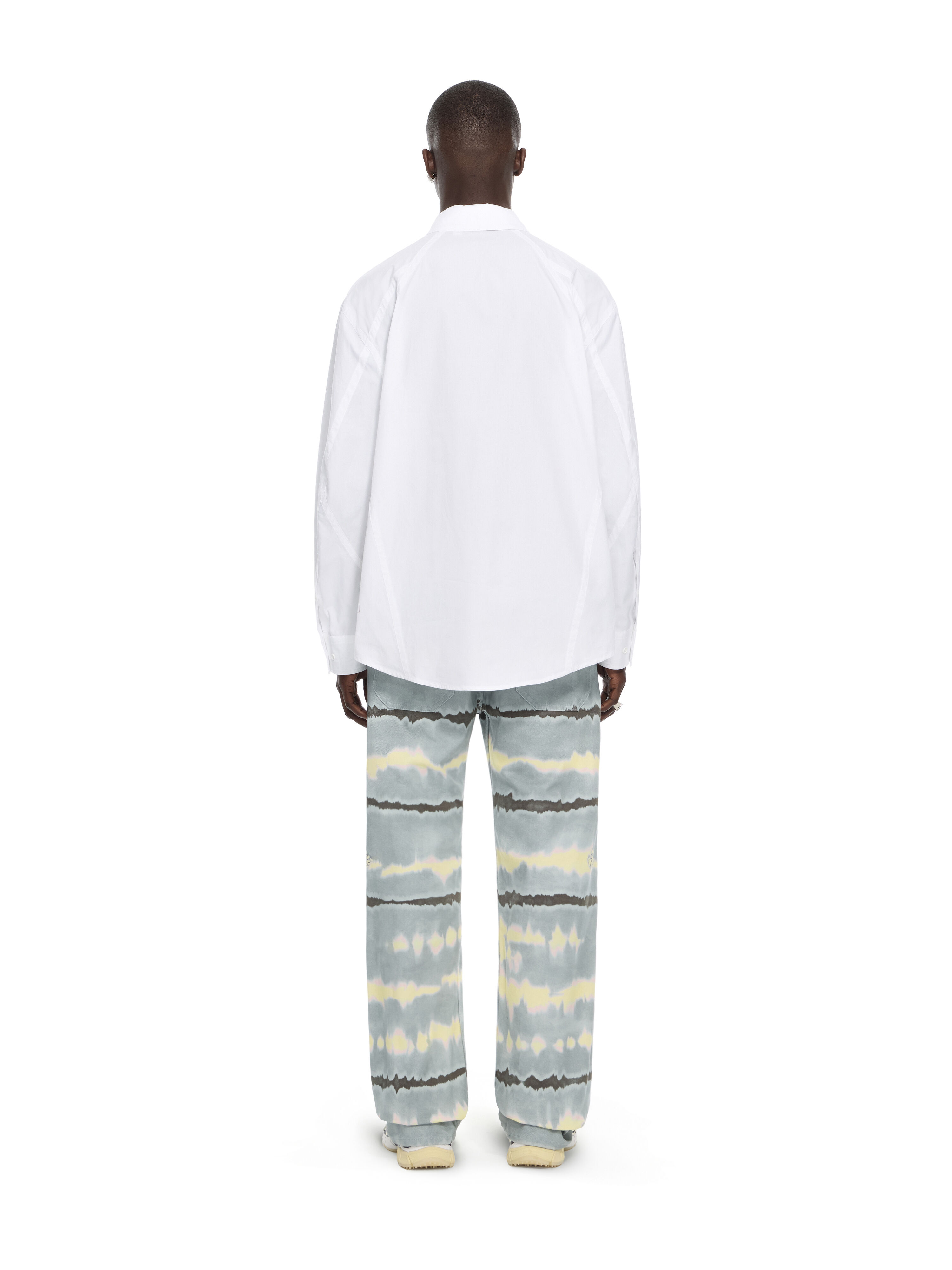 OFF WHITE Dream Arrow Poplin Overshirt WHITE 44MGE04XZ26F005