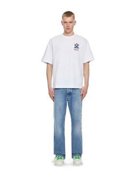 OFF WHITE Jewel Arrow Skate T-shirt WHITE 44MAA120S26J003
