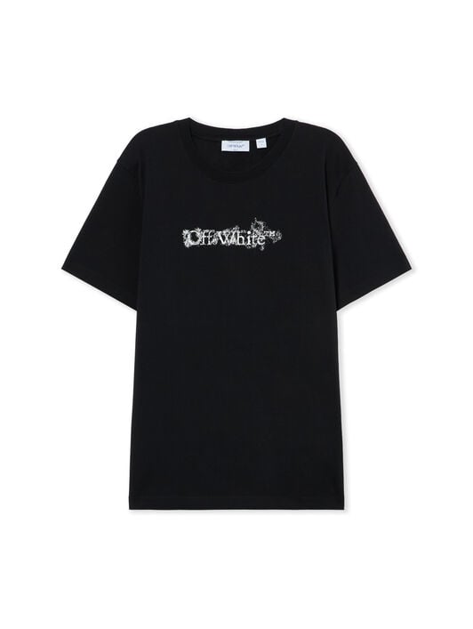 OFF WHITE Heraldic Arrow Slim T-shirt BLACK 44MAA027S26J007