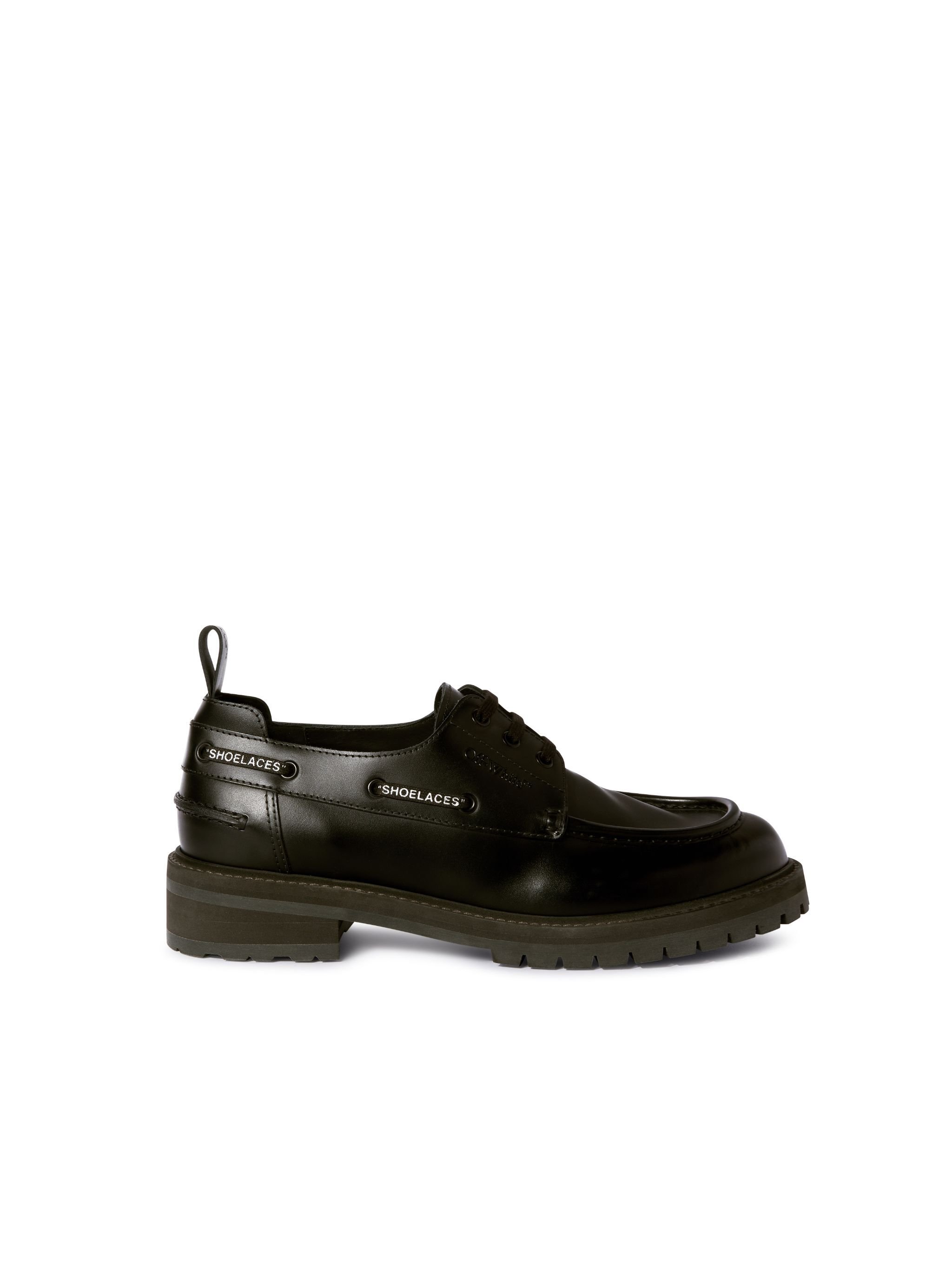OFF WHITE Black San Diego Loafers BLACK OMIG00BC99LEA001