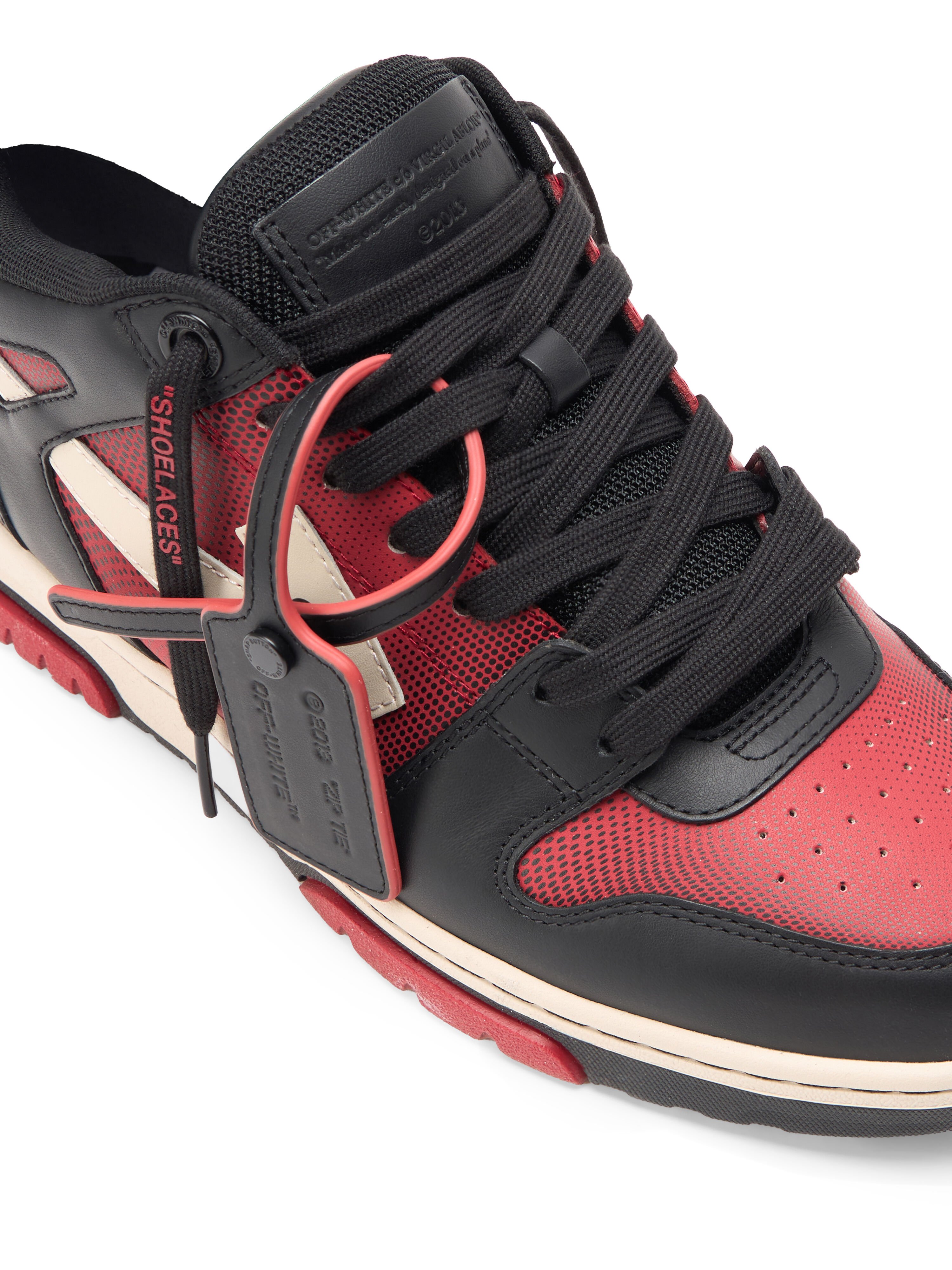 OFF WHITE Off-White™ c/o AC Milan Out Of Office Sneakers BLACK/WHITE OMIA189G25LEA001