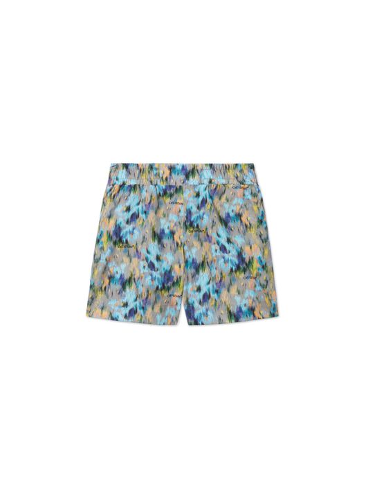 OFF WHITE Watercolor Shorts BLUE OBCB00CS25FAB001