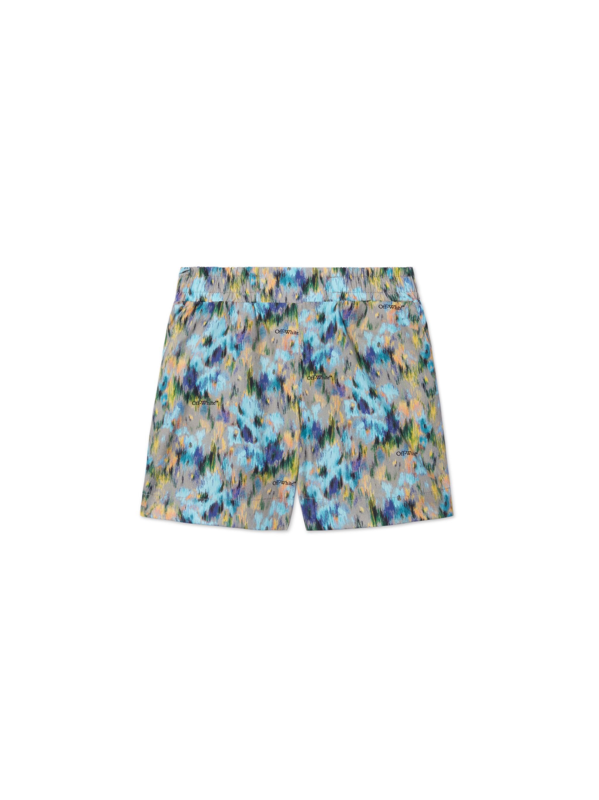 OFF WHITE Watercolor Shorts BLUE OBCB00CS25FAB001