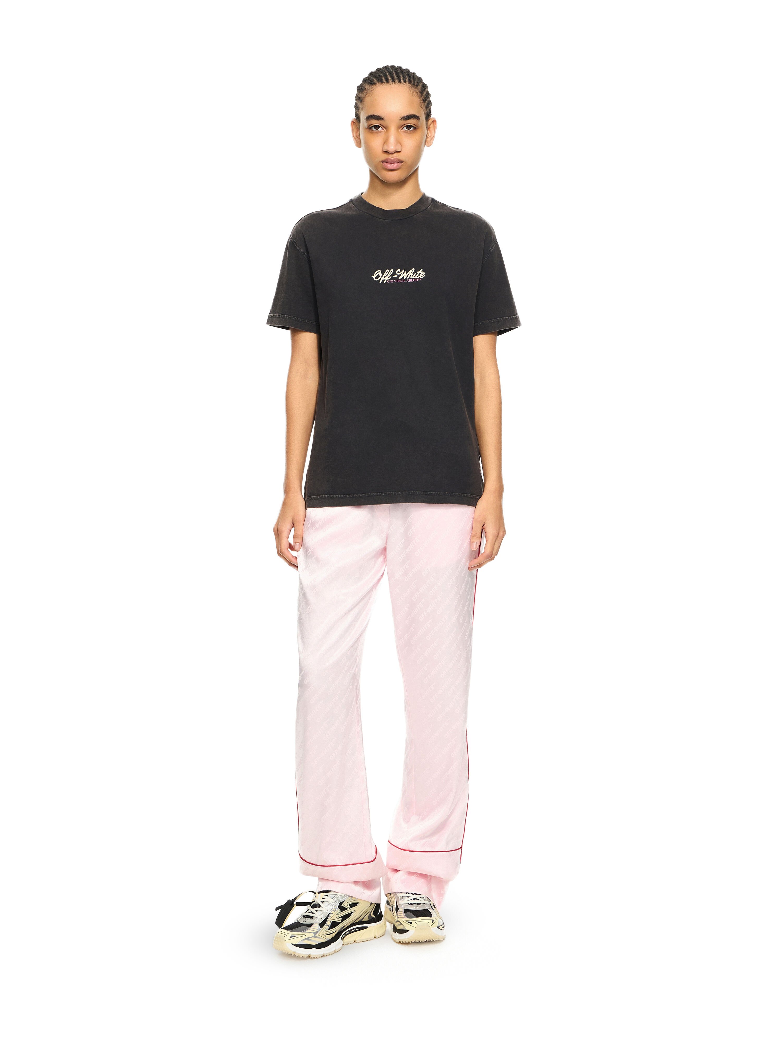 OFF WHITE Royal Jwls Reg Tee Marble Black-Lemon Icing 2AA089S26JER008