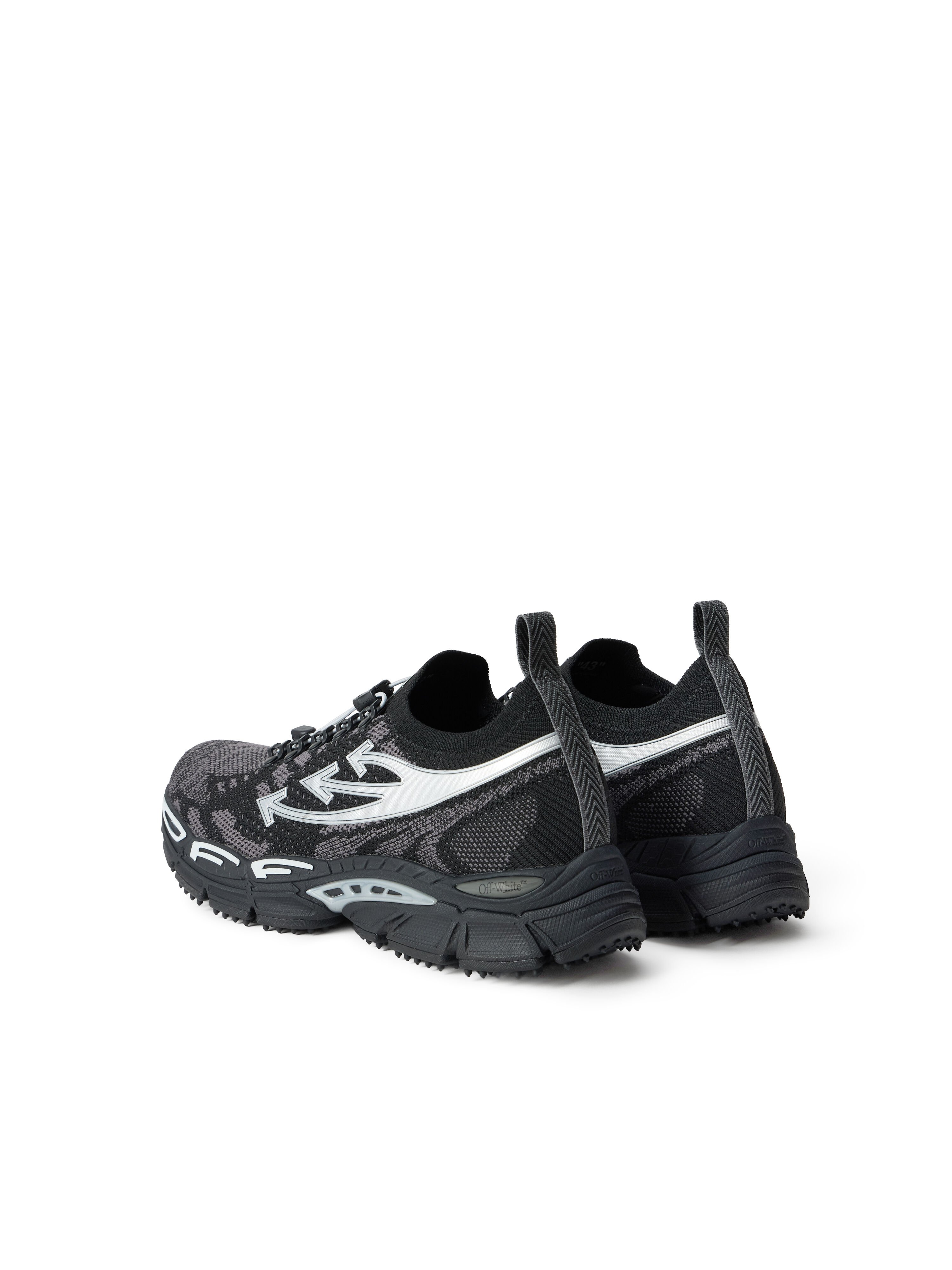 Be Right Back Knit Sneakers OFF WHITE Be Right Back Knit Sneakers BLACK/SILVER OF06207001