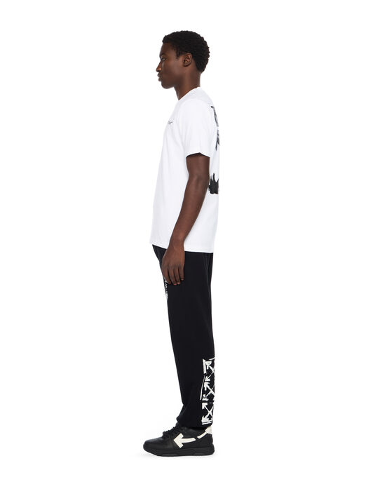 OFF WHITE Ink Arrow Slim Logo Tee WHITE - BLACK OMAA027F25JER007