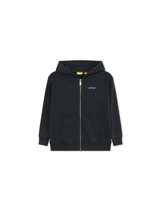 Arrow Monogram Zip-Up Hoodie OFF WHITE Arrow Monogram Zip-Up Hoodie BLACK 44BBE001F26F004
