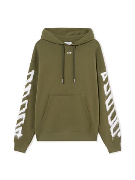 OFF WHITE Spray Can Arrow Skate Hoodie WINTER MOSS 44MBB085F5001