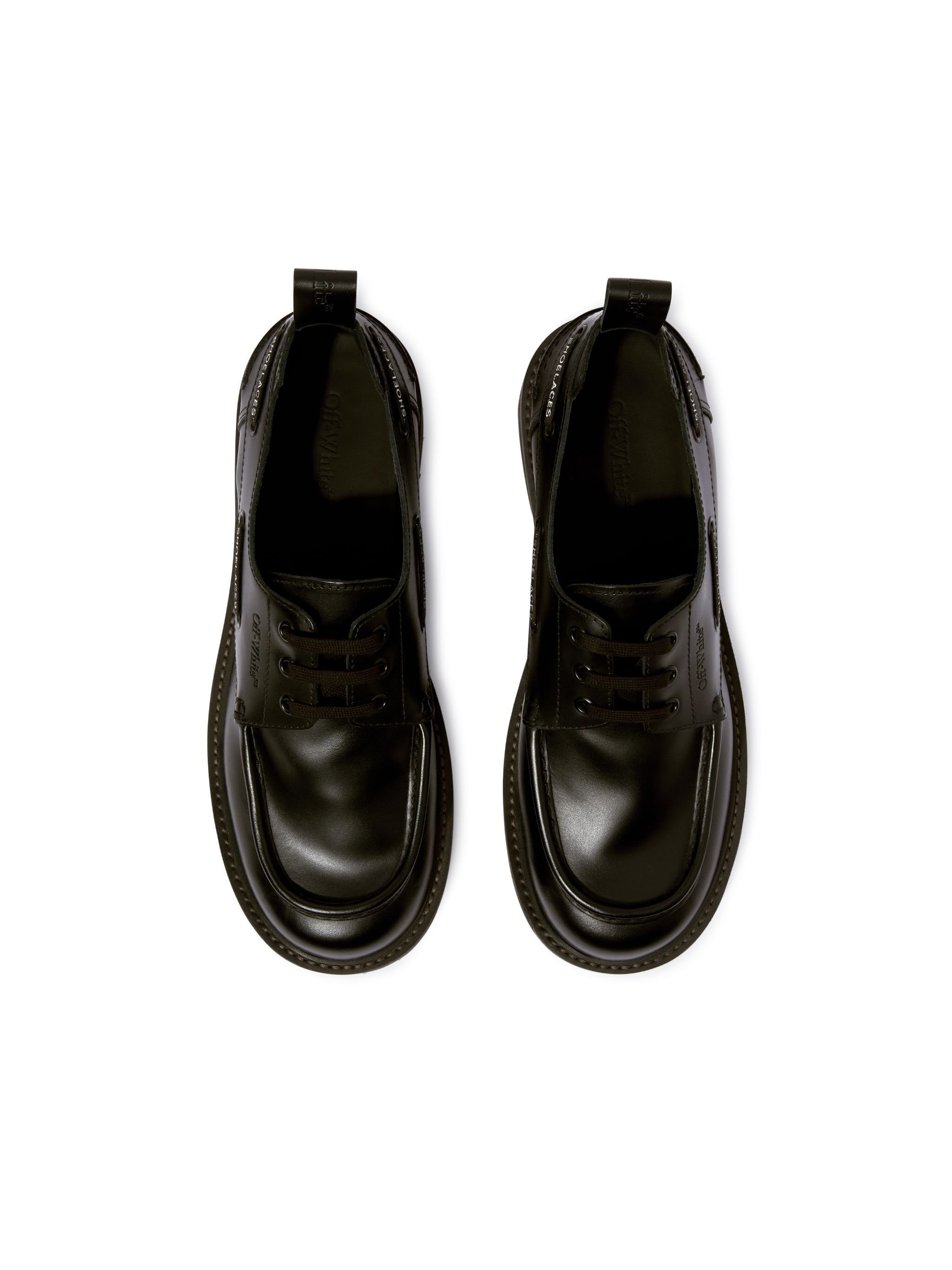OFF WHITE Black San Diego Loafers BLACK OMIG00BC99LEA001