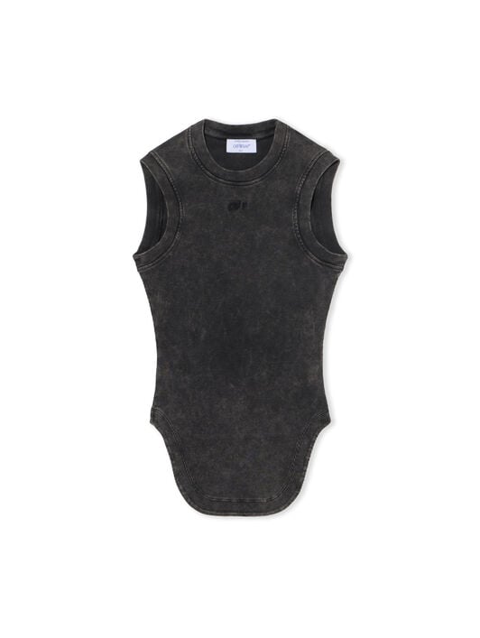 Off Stamp Rib Kat Top OFF WHITE Off Stamp Rib Kat Top MARBLE BLACK-BLACK OWAD26XF25JER001