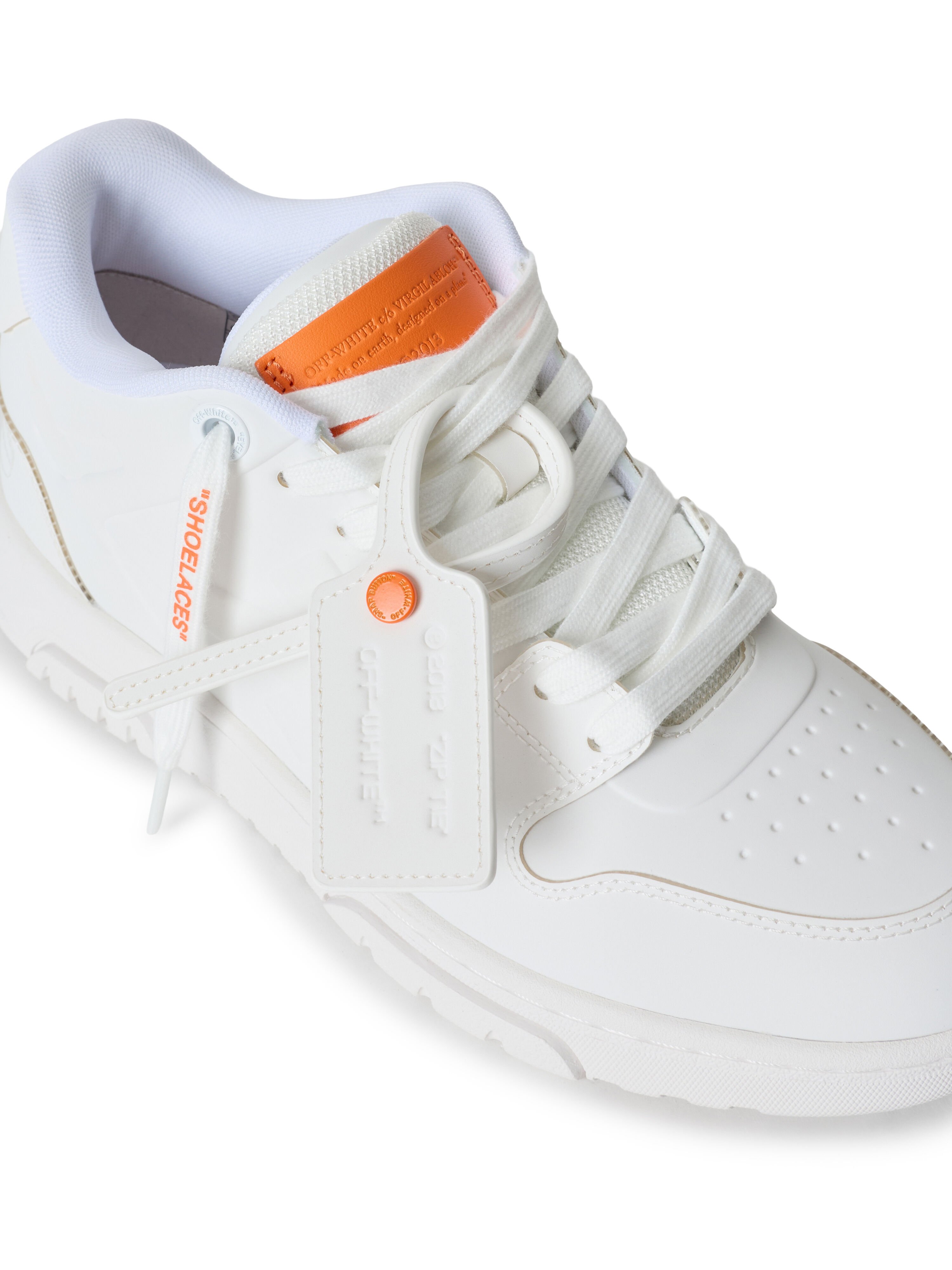 OFF WHITE Out Of Office Gegossen Sneaker WHITE/ORANGE OF06204101
