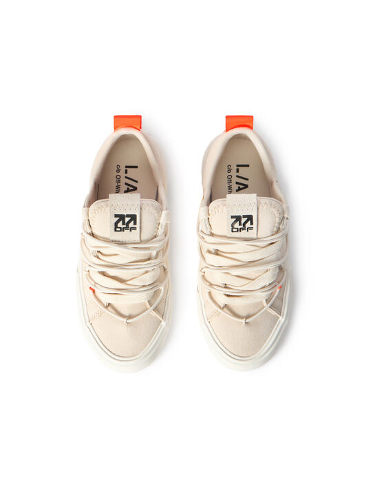 LAB L/AB Tape Vulcanized Sneakers BEIGE/OFF WHITE LABF26OF06328