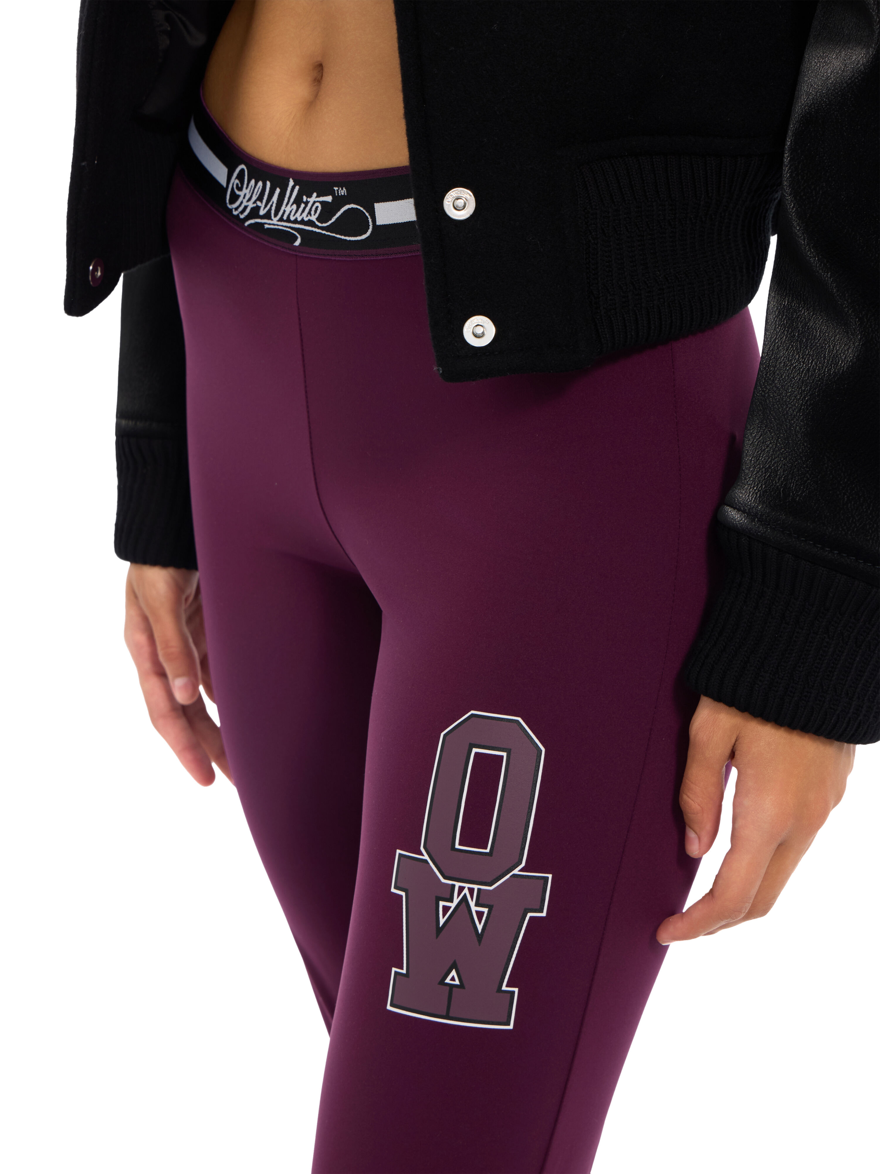 College Band Logo Leggings OFF WHITE College Band Logo Leggings Port Royal Dark Sapphire 2FH00390B