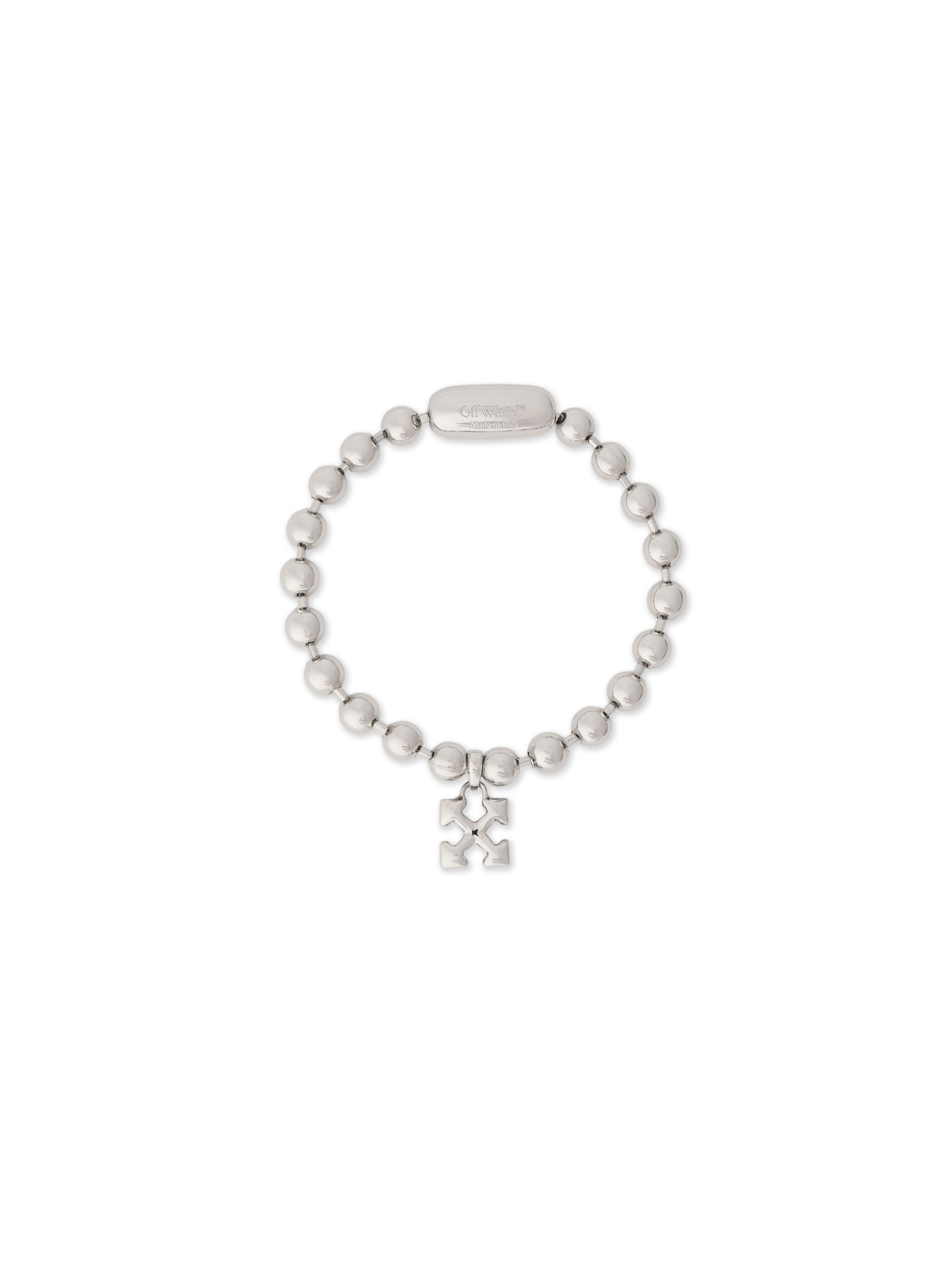 OFF WHITE Arrow Ballchain Bracelet SILVER - SILVER OMOA10WF25MET001