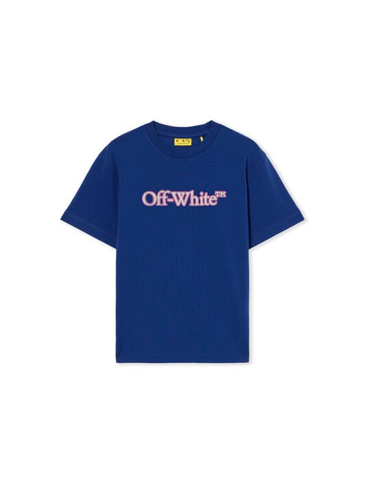 Big Bookish Puff Logo T-Shirt OFF WHITE Big Bookish Puff Logo T-Shirt BLUE - SOFT PINK OGAA001F25JER001