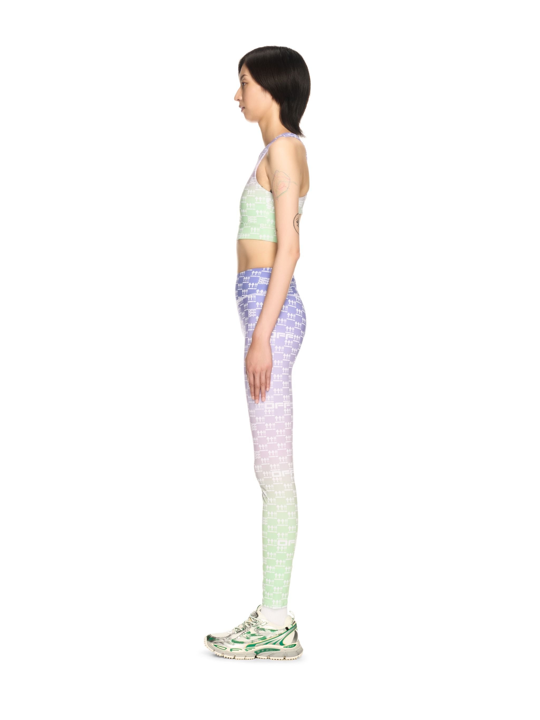 OFF WHITE Double Arrows Aop Cutout Bra PURPLE OWVO05ES25JER001