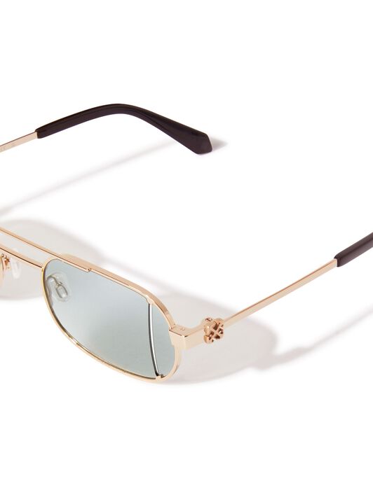 OFF WHITE Lynn Sunglasses GOLD OERI14HS25MET001