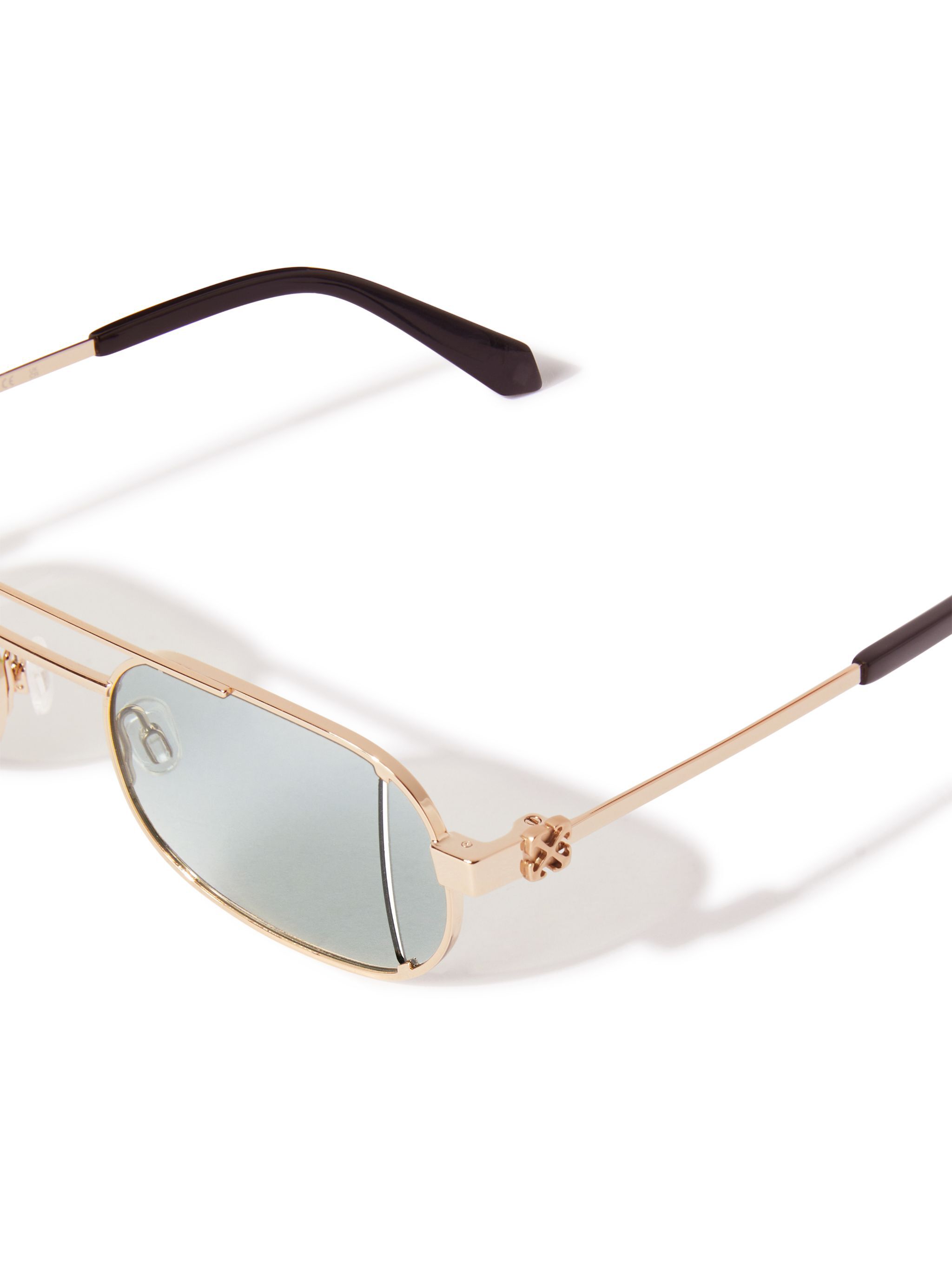 OFF WHITE Lynn Sunglasses GOLD OERI14HS25MET001
