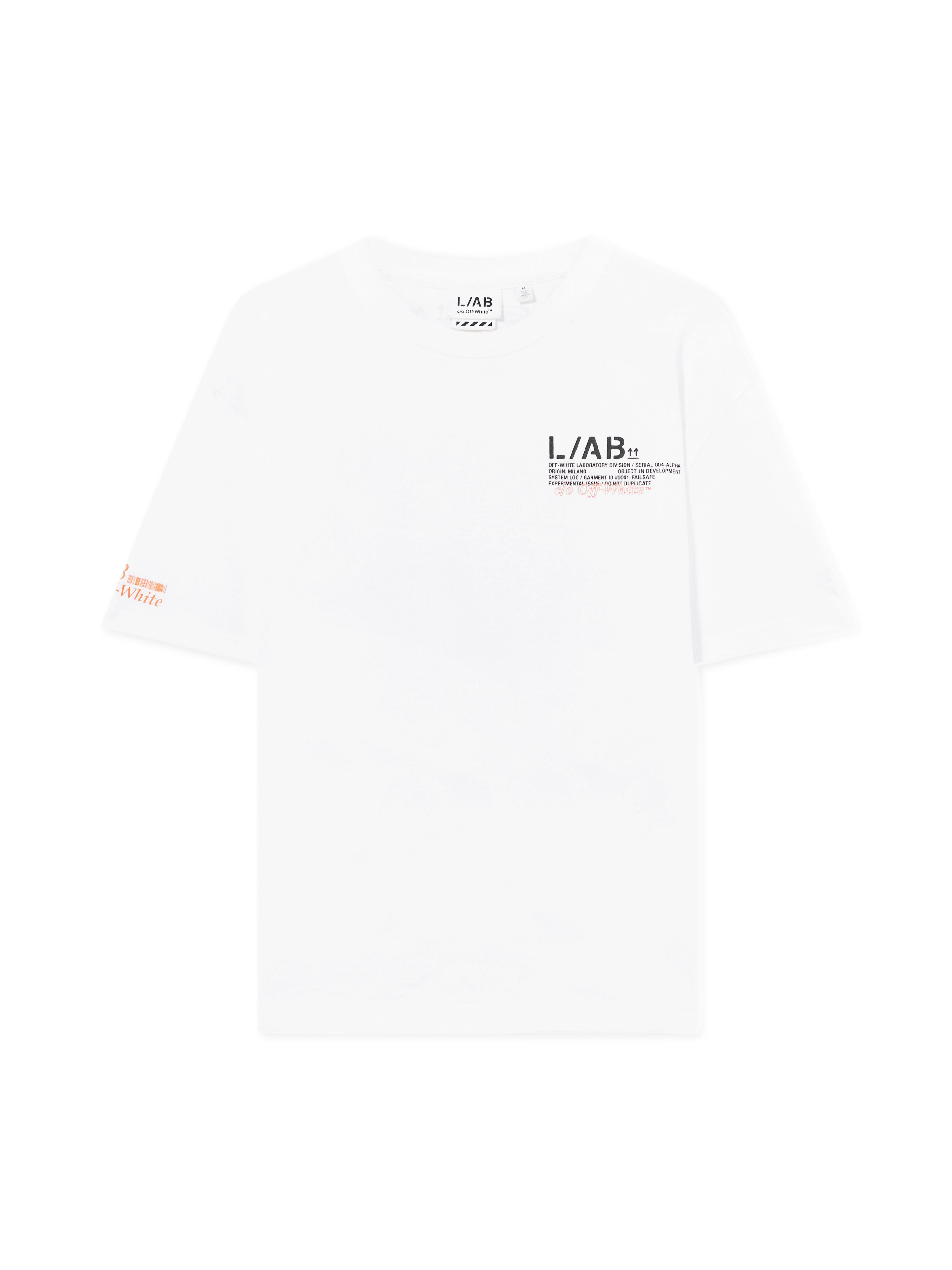 LAB L/AB Off Active Duct Tape T-Shirt WHITE 44LABF26T082