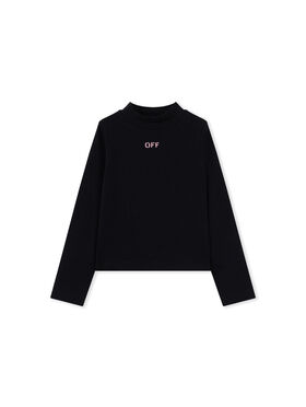 OFF WHITE Second Skin Off Stamp Long Sleeve T-Shirt BLACK 44GAB00AF26J001