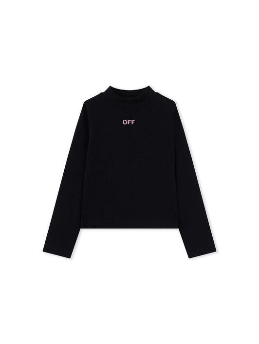 OFF WHITE Second Skin Off Stamp Long Sleeve T-Shirt BLACK 44GAB00AF26J001