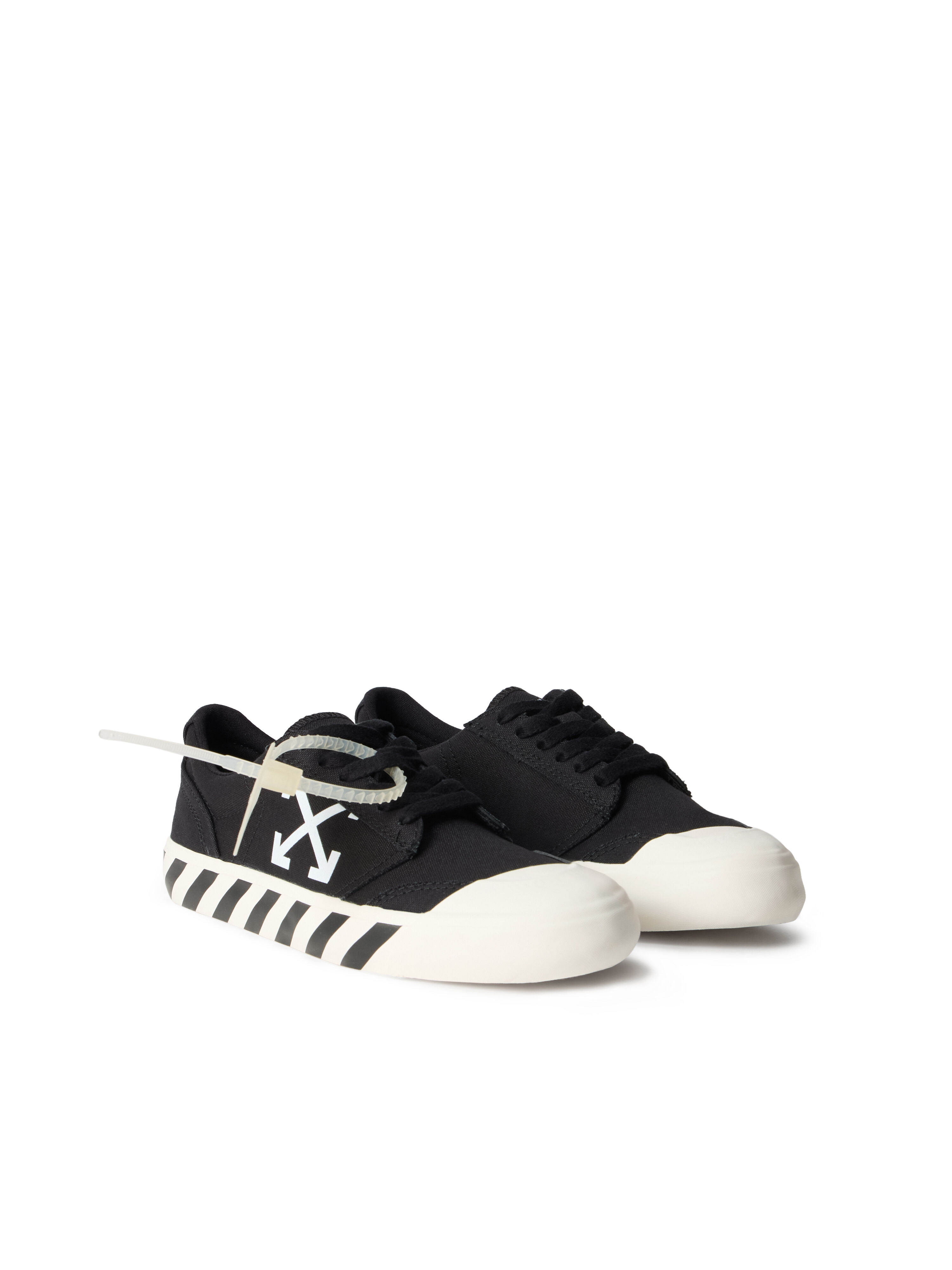OFF WHITE Vulcanized Undercut Sneakers BLACK/WHITE OMIA2APC99FAB001