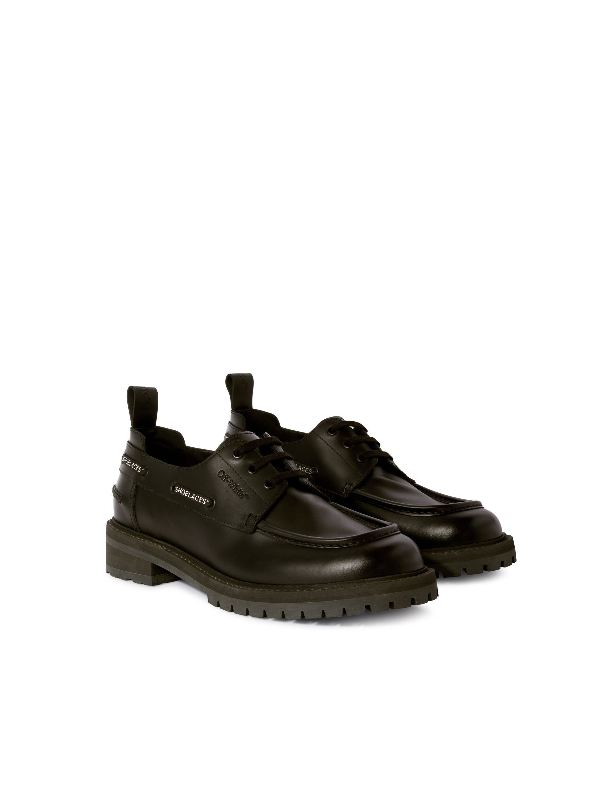 OFF WHITE Black San Diego Loafers BLACK OMIG00BC99LEA001