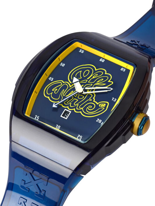 "Beat" Watch OFF WHITE "Beat" Watch Dark Blue OW1G003P