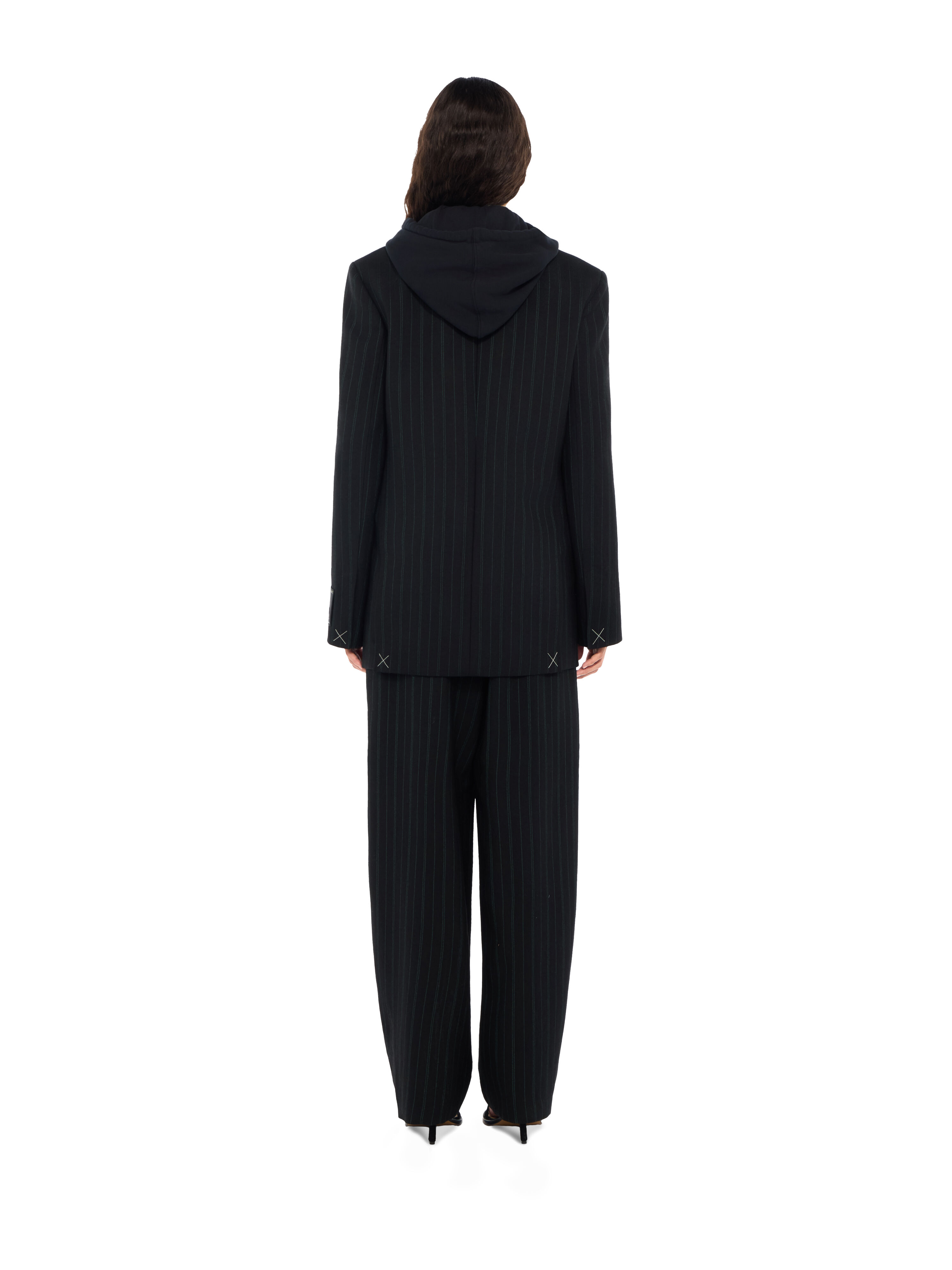 Pinstripe Balloon Pants OFF WHITE Pinstripe Balloon Pants Black Hemloch 2FH00356B