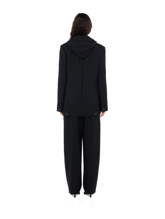 Pinstripe Balloon Pants OFF WHITE Pinstripe Balloon Pants Black Hemloch 2FH00356B