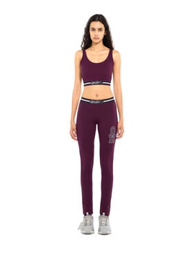 College Band Crop Top OFF WHITE College Band Crop Top Port Royal Dark Sapphire 2FA00391T
