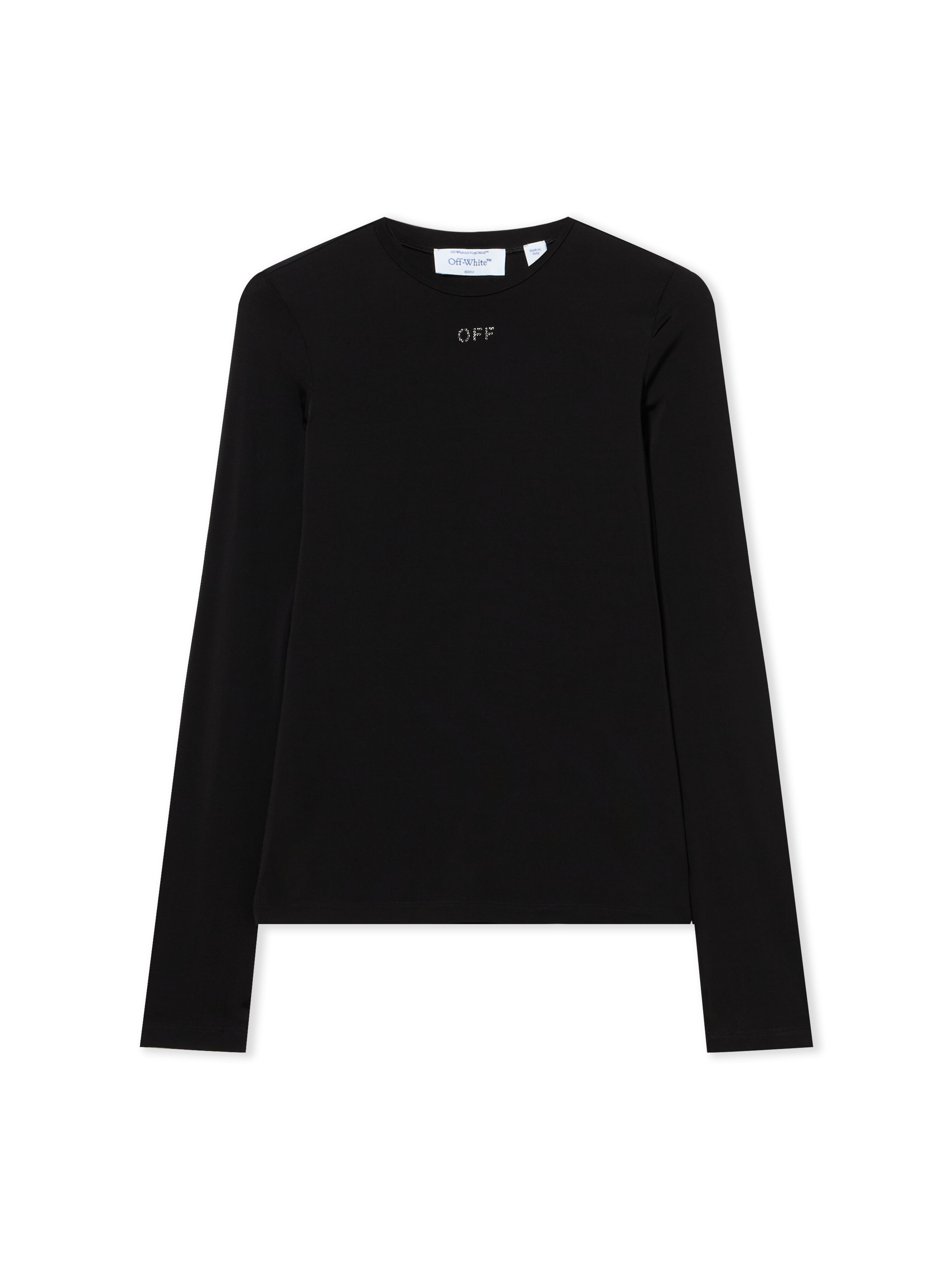 OFF WHITE OW X Swarovski Off Stamp Second Skin Black-White 2AD136S26JER003