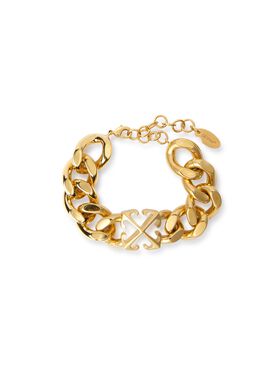 OFF WHITE Arrow Chain Bracelet GOLD OWOA12FF24MET001
