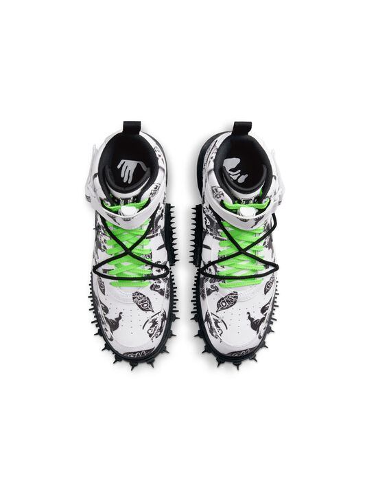 OFF WHITE Nike AF1 Mid Grim Reaper c/o Off-White™️ SCHWARZ OMIA297T24LEA001